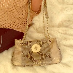 DKNY ladies snake print purse.